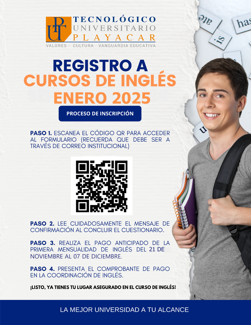 TUP E Learning REGISTRO A INGLÉS 2025